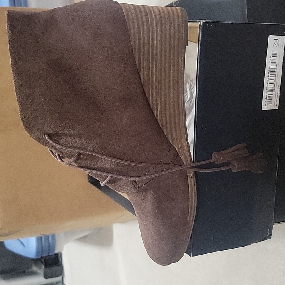 Dr. Scholls Dakota, Dark Brown Wedges